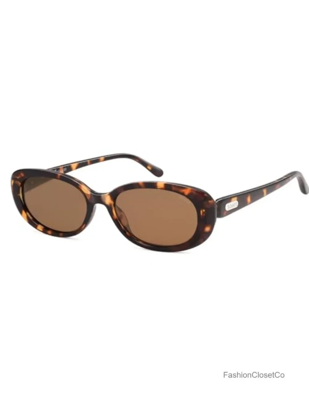 Retro Oval Polarized Sunglasses for Women Men Big Vintage 90s Style SJ2369